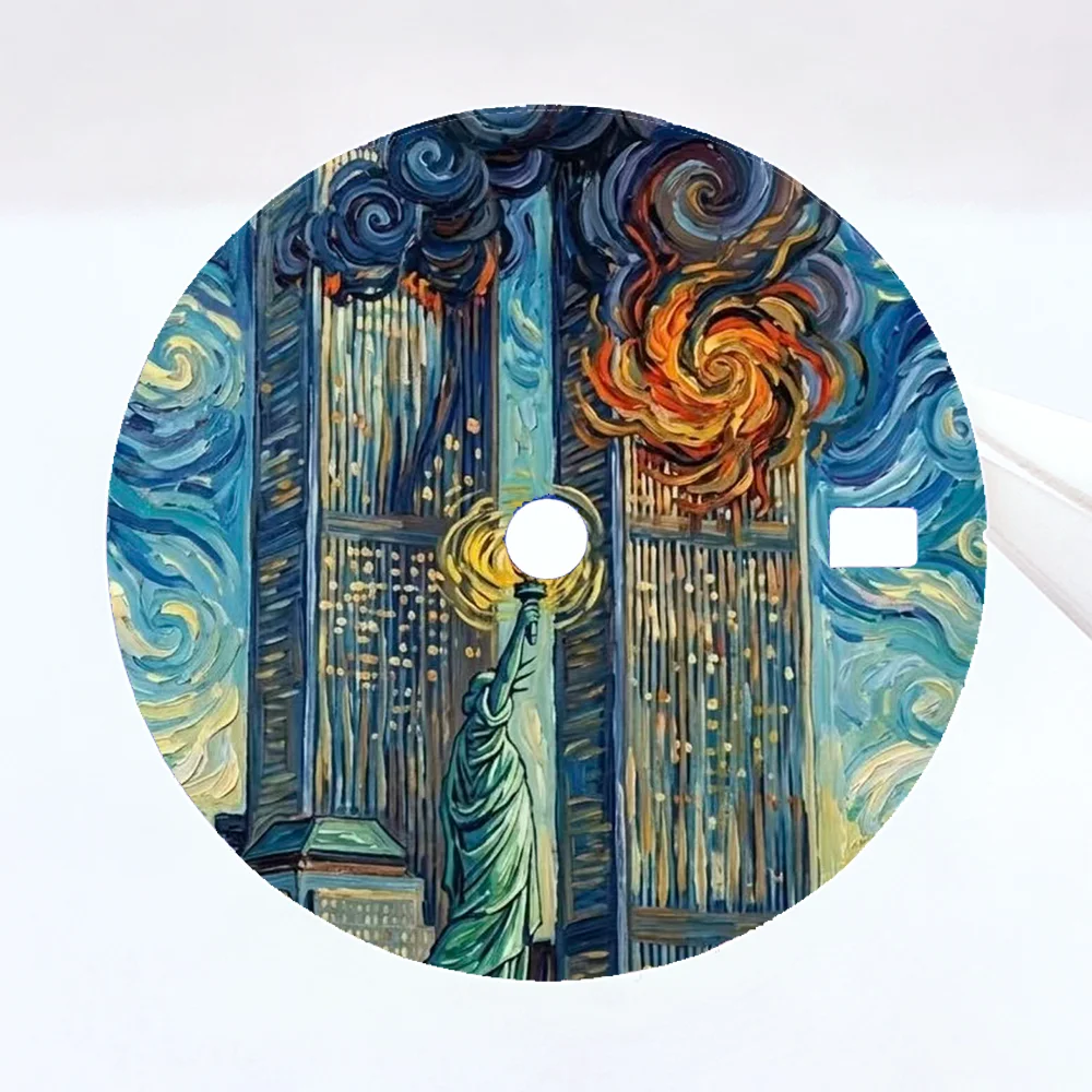 NH35 dial 28.5mm dial date dial watch parts replacement accessories silk screen dial customized dial NH35 watch dial