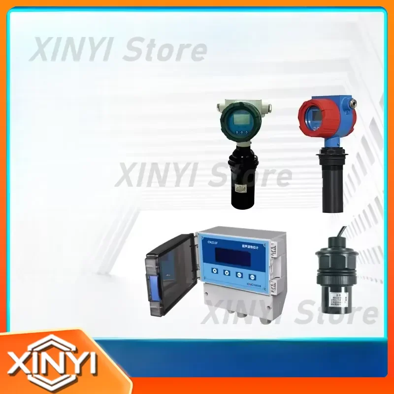 for CNNC explosion-proof ultrasonic level gauge split type high-precision ultrasonic probe level sensor for industrial liquid