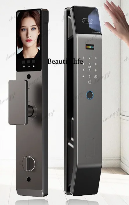 Smart, face password, palm print graffiti intercom fingerprint electronic lock, mobile phone remote password lock