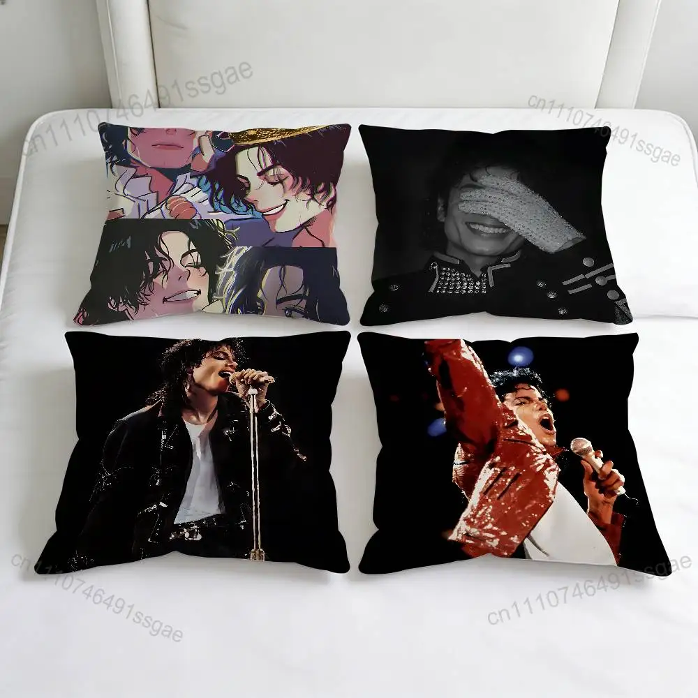 

M-Michael Cool J-Jackson Fashion Square Pillow Case Durable Throw Pillow Cover for Sofa Couch Chair