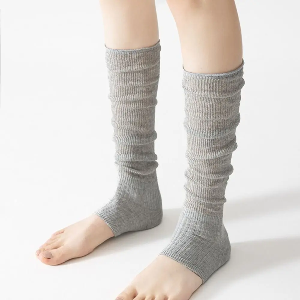 المألوف الحلو JK الجوارب الطويلة INS Kawaii لوليتا الأحذية غطاء المفتوحة تو تنفس منتصف أنبوب تخزين فتاة #4