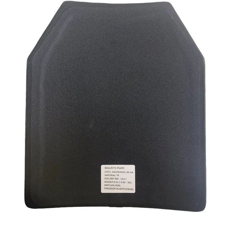 Imagem -02 - Leve Balas Mochila Armor Panel Placa à Prova de Bala Mochila Body Armor Plug Uhmwpe Nível 3a Anti Bullet Board Nij Nível Iiia