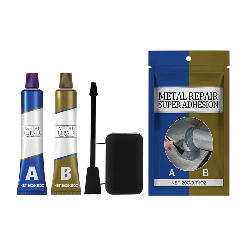 

Heavy Duty Metal Repair Glue Weld Liquid Metal Welding Glue High Strength Adhesive Casting Adhesive Bond Waterproof All Purpose