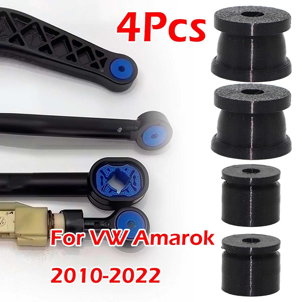 4pcs 6Speed Gear Selector Lever Bushes Trans Pivot Accessory For VW Amarok Manual Transmission Shift Linkage Connector Bushing