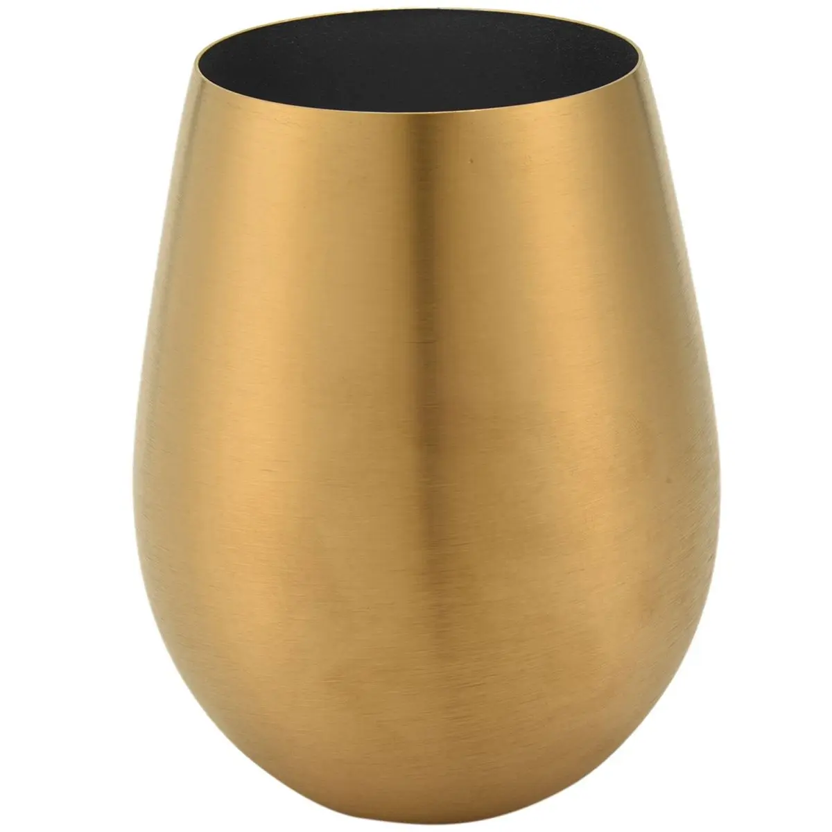 A192Z~500Ml Beer Wine Cup Beer Tumbler Cocktail Juice Milk Cup Metal Drinking Mug Gold