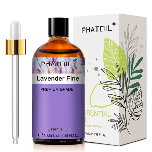Imagen 2 del producto PHATOIL 100ML aceites esenciales de rosa de eucalipto lavanda sándalo indio bergamota canela aceites esenciales de hierba de limón para la piel