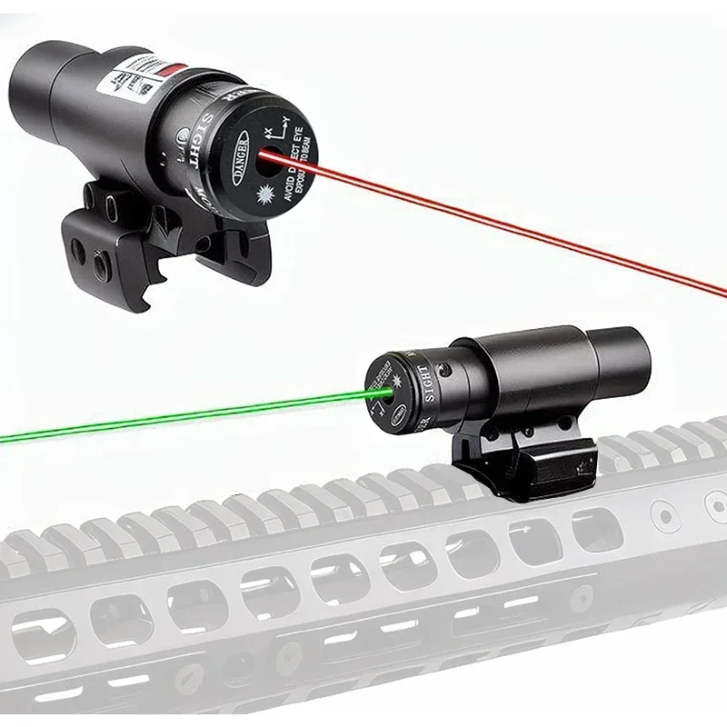 Rifles Red Dot Laser Sights Metal Ar15 Green Dot Laser Red Picatinny Rails Pistol Sights Hunting Adjustable Lasers Calibrated