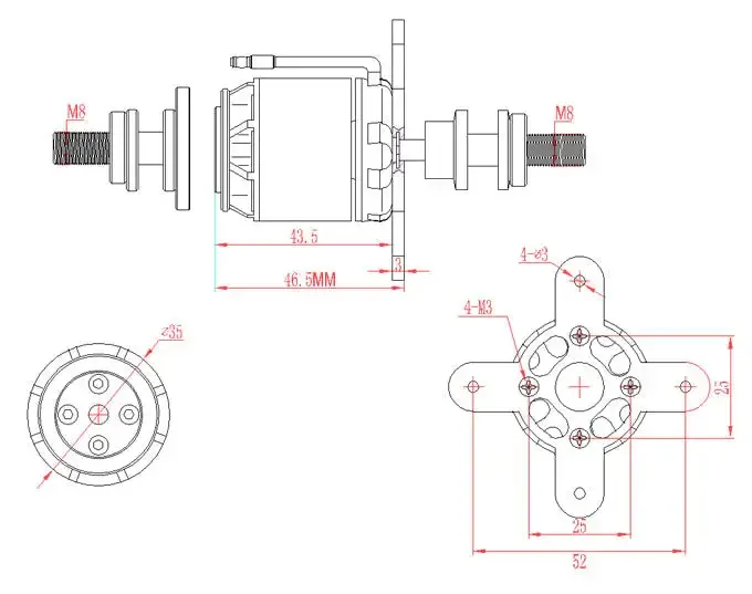 Motore EMAX GT2820