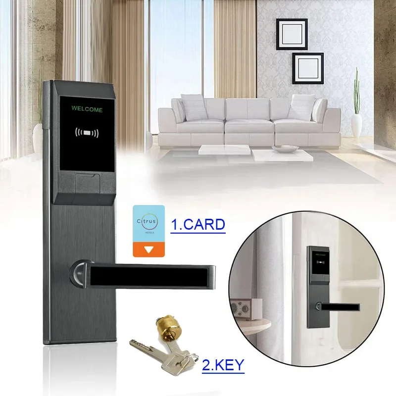 Good Quality Hotel Room Door Lock Smart Electronic Lock Digital Lock 2021