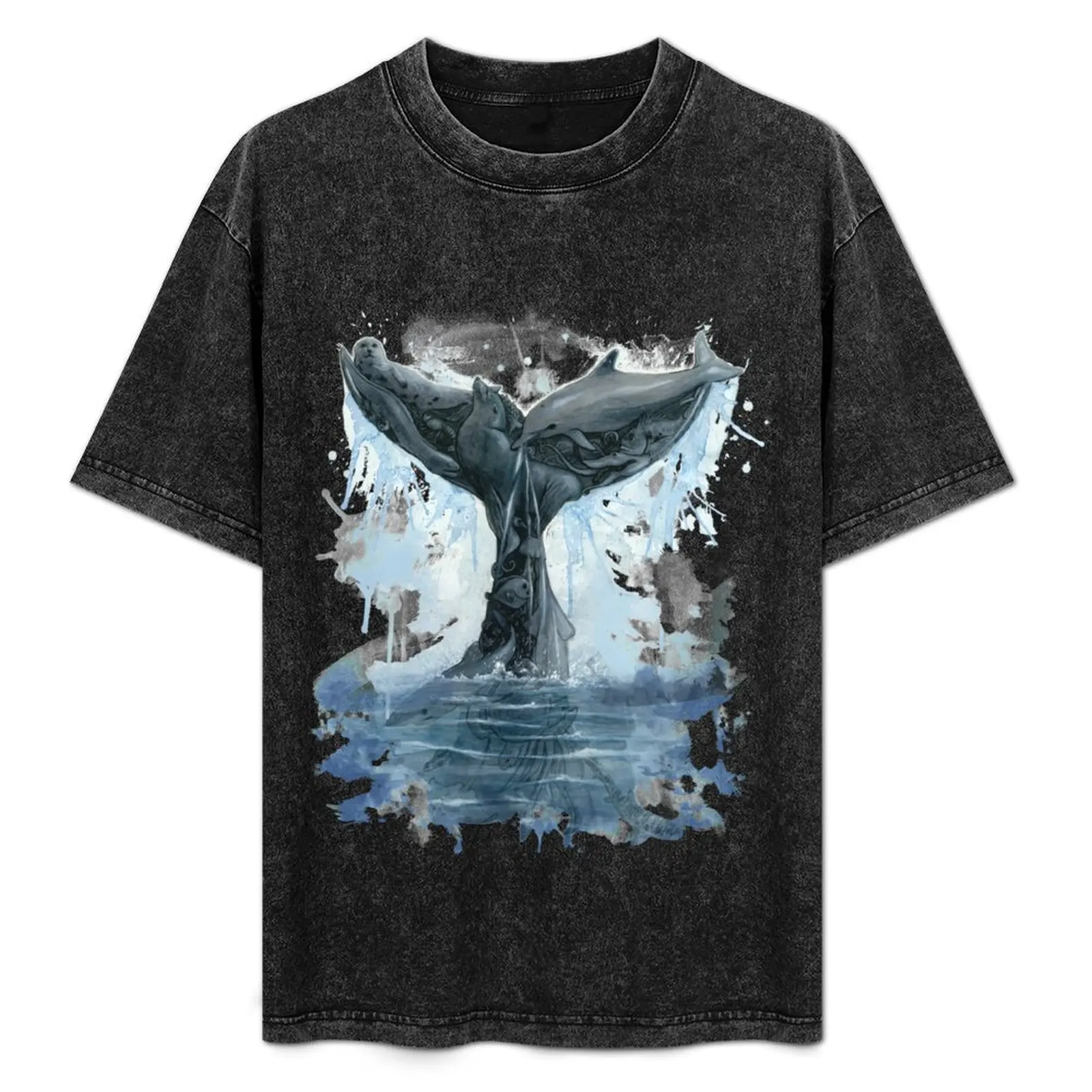 

Whale Tail T-Shirt Gym Wear Breathable Short Sleeve Tee