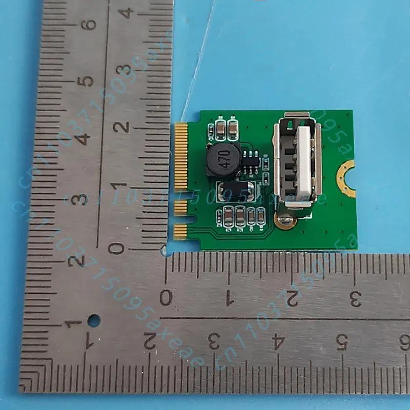 For SYBA M.2 NGFF Key A+E to Single USB 2.0 Port Expansion Card Adapter Board Industrial M.2 WiFi Slot to 1x USB2.0
