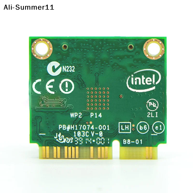 

【A0】【HY6】()1 шт. Новинка 2025 года AC 7260 7260HMW Mini PCI-E двухдиапазонная беспроводная сетевая карта 2.4G/5Ghz Bluetooth 4.0 802.11a/b/g/n