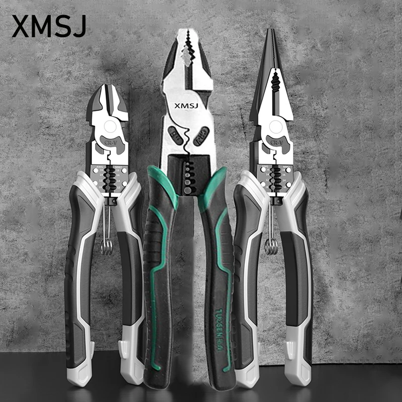 Universal Multifunctional Diagonal Pliers Needle Nose Pliers Hardware Tools Universal Wire Cutters Electrician Wire Pliers