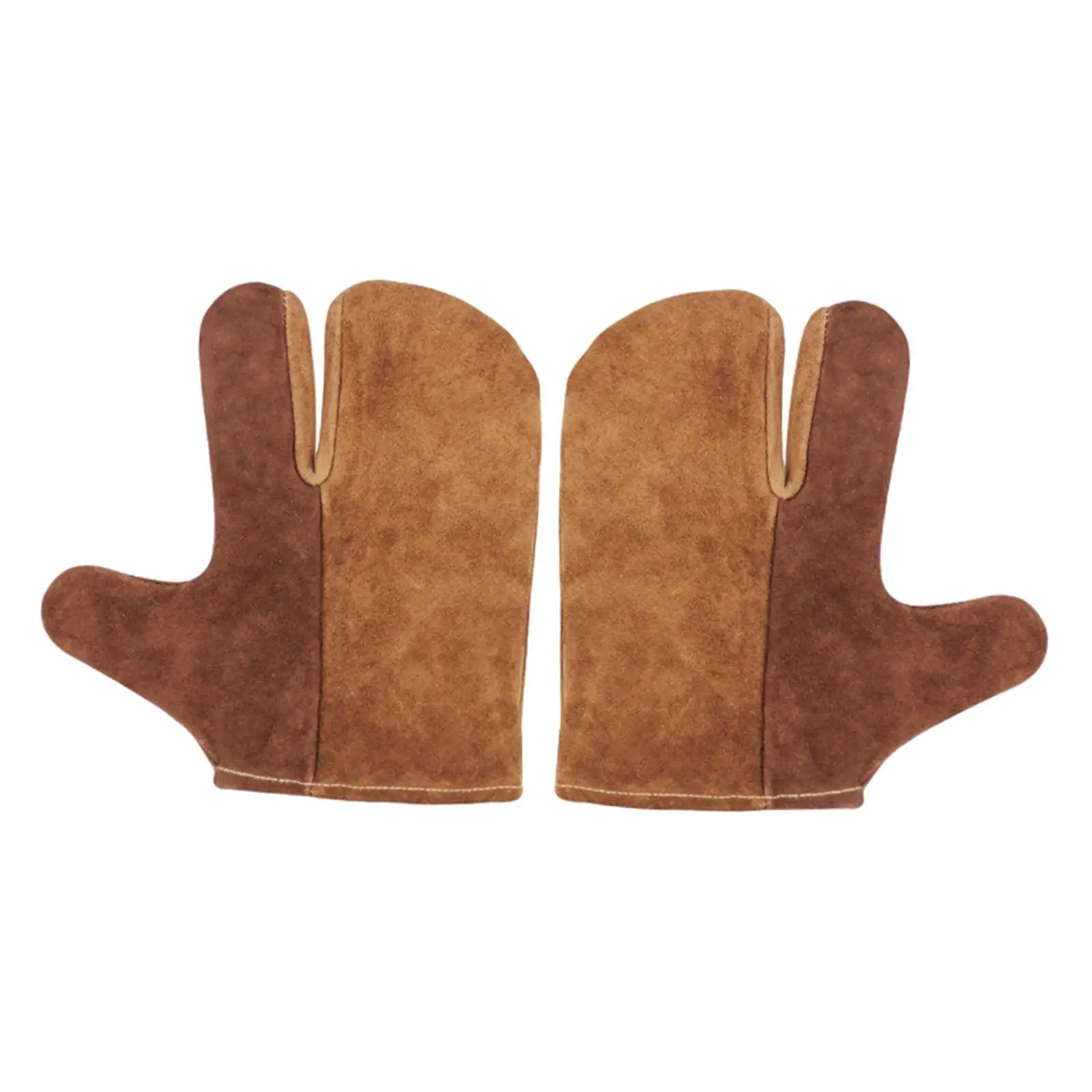 Fireplace Gloves Mitts for Men Women Welder Gloves for Picnic BBQ Grill