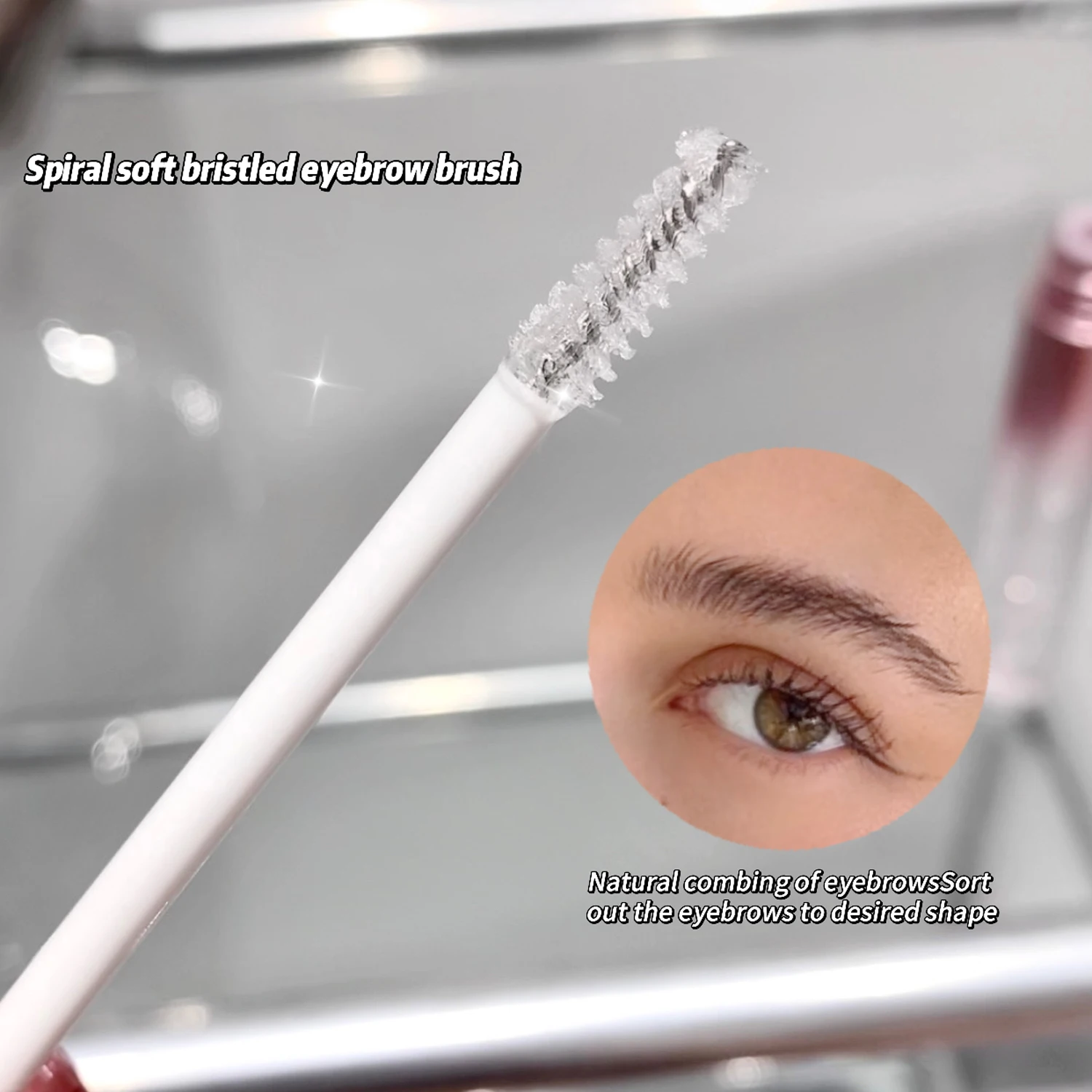 Ceja GelWild incolora transparente, forma 3D y definición