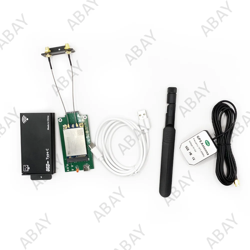 PICE to USB Shell Case Outer Casing Covering for SIM7906E-PCIE MINI PCIe cat6 4G Module M.2 to USB Type-C Adapter Test kit