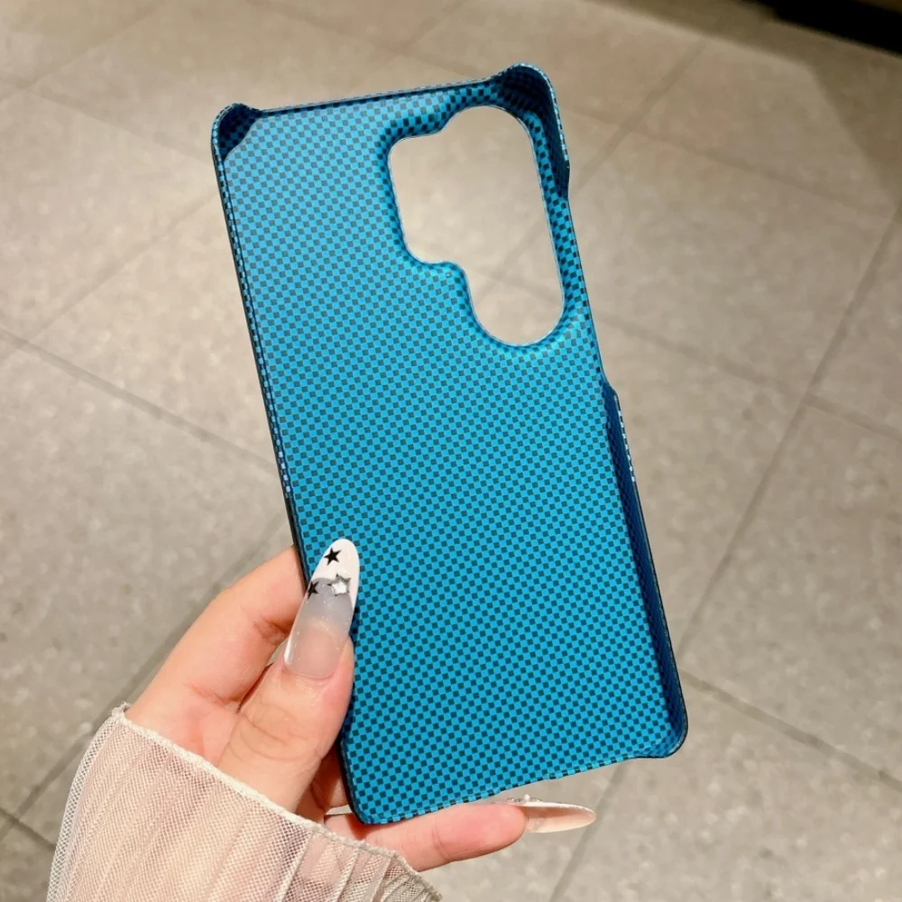 Luxury Carbon Fiber Sea Wave Kevlar Texture Thin Phone Case For Samsung S26 Ultra S25 Plus S24 S23 FE A57 A56 A18 A17 A16 Cover - view 4