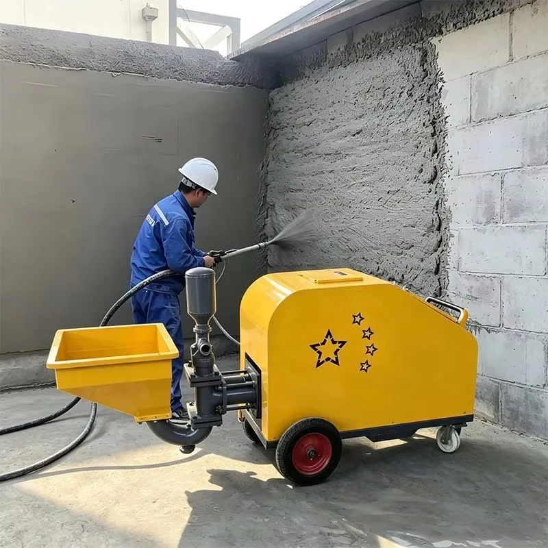 Mortar Spraying Machine Interior and Exterior Wall Mortar Putty Spraying Machine Multifunctional Automatic Wall Powder Machine