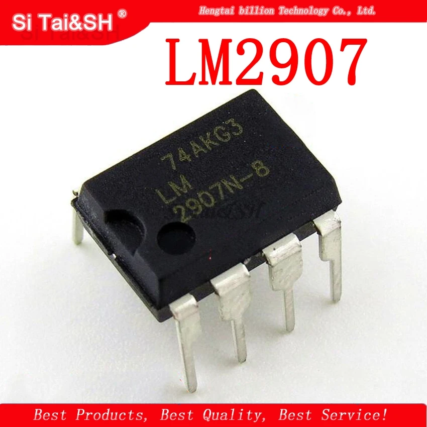 5 ชิ้น/ล็อต LM2907 LM2907N-8 แรงดันไฟฟ้าแปลงความถี่ใหม่ข้อมูลระบบ