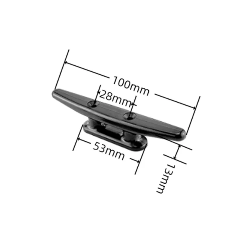 Marine hardware fittings, yacht cable bolts, black and white plastic cable bolts, claw bolts