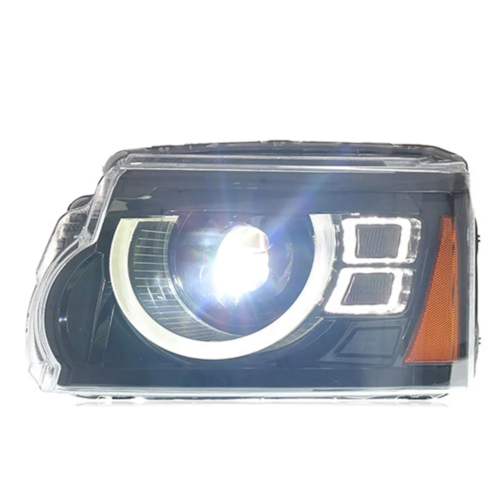 Car Front Lights For Land Rover Discovery 4 Headlights 2010-2017 LED DRL Running lights With Dynamic Turning Signal