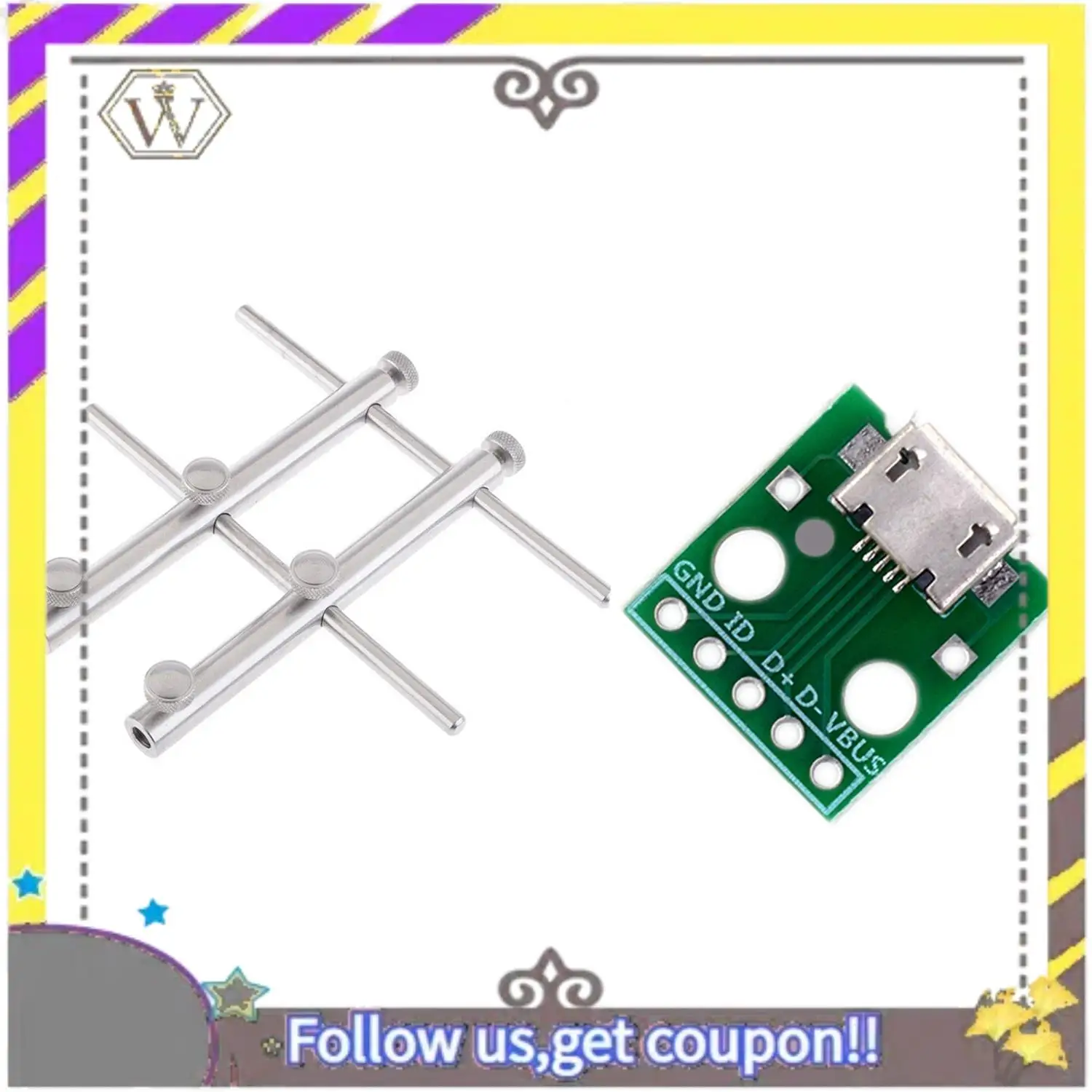 New 12 Pcs Lens Spanner Wrench Repair Open Tool Ring Remover With Three Set Driver For Dslr Camera & 10 Pcs Micro-Usb To Dip Ada