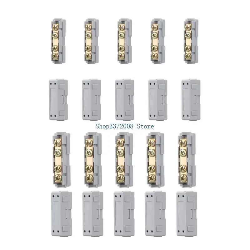  10pcs Quick Wiring Terminals set 80A High Conductivity Connectors Electrical Connection Simple Installs for Home Repair