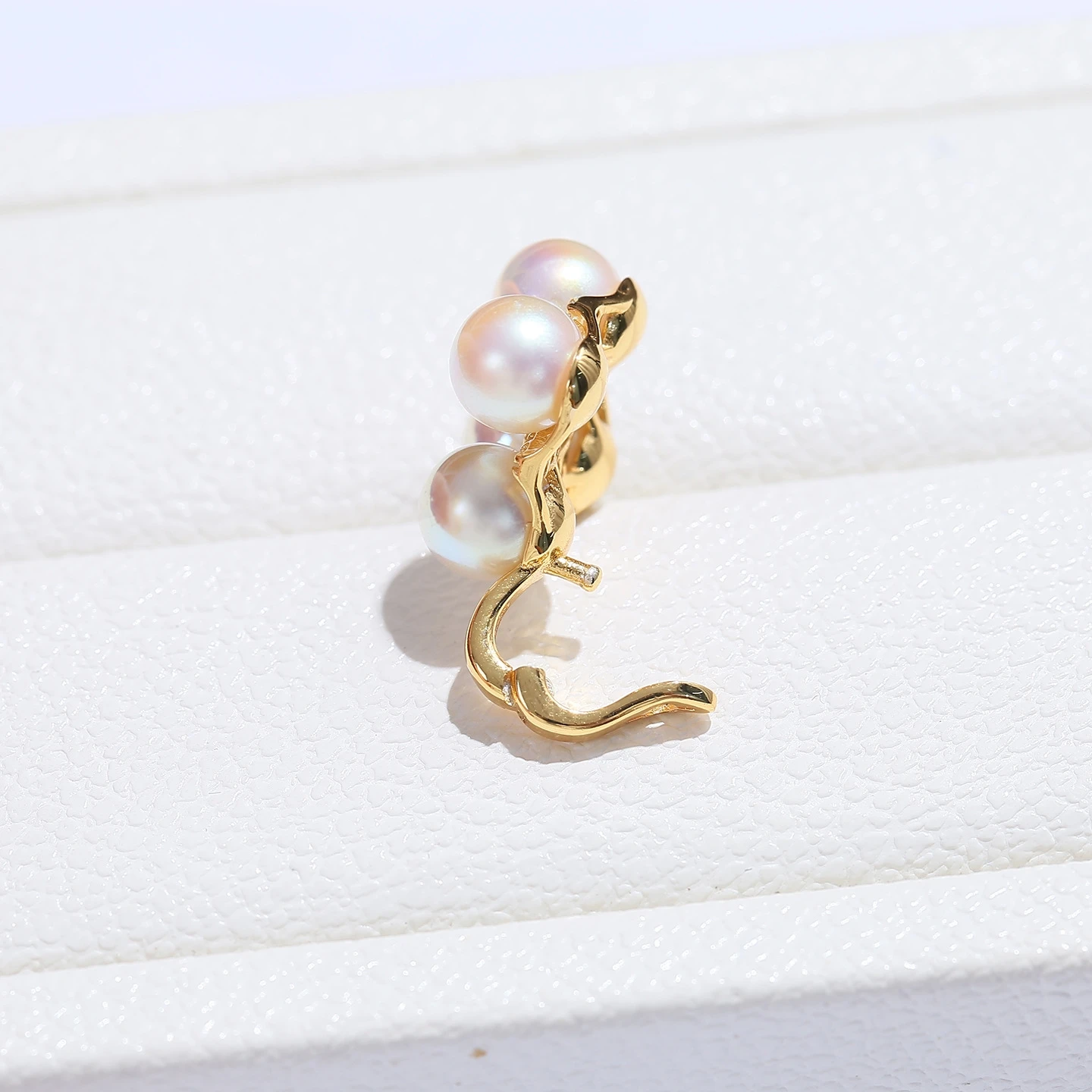 Wholesale S925 Sterling Silver Pendant Mounts Base Findings Settings Mountings Jewelry Fittings for 5-6mm Pearls 3pcs/lot