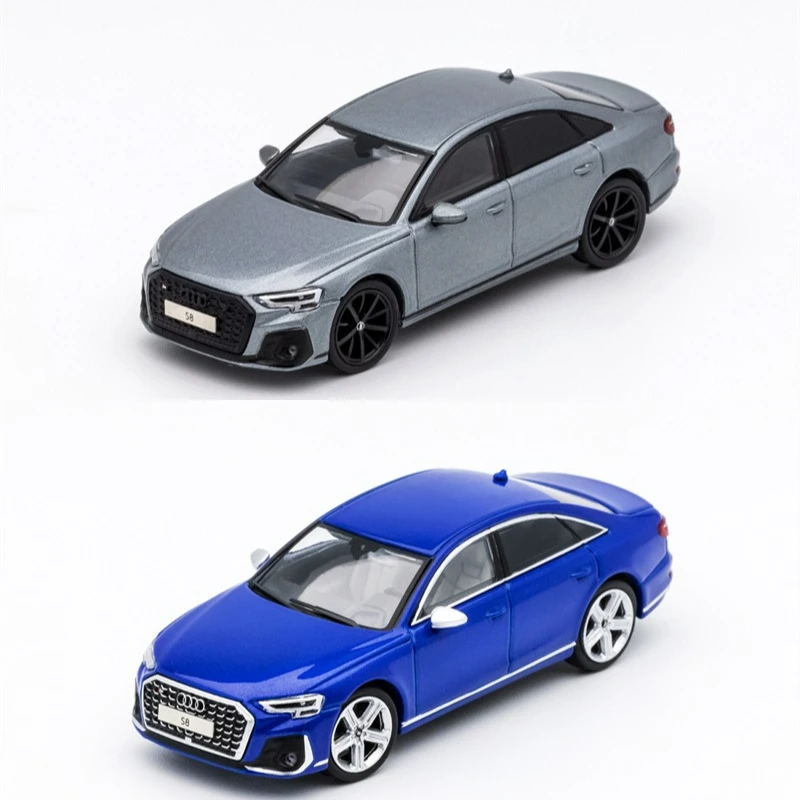 

GCD 1:64 A8 2022 S Line Sport VerS8 Blue / Gray LHD Diecast Model Car