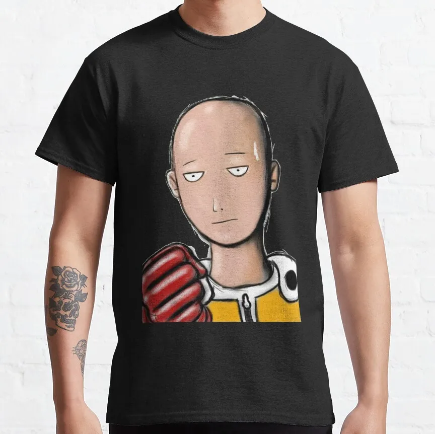 A Hero For Fun Saitama Gift T-shirt for Anime lover 0529 One Punch Man Manga Print Graphic Clothes All Size Tops S-6XL