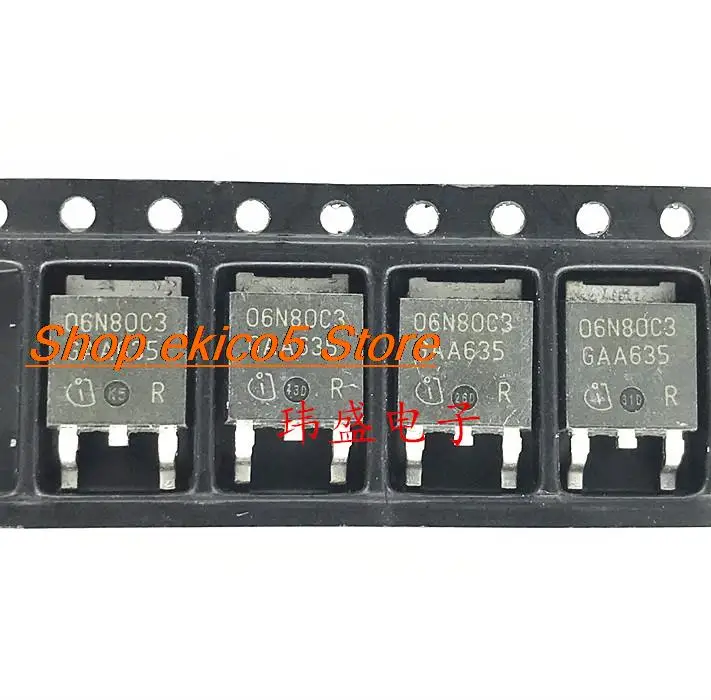 10pieces Original stock  SPD06N80C3 06N80C3 TO-252 6A 800V MOS 