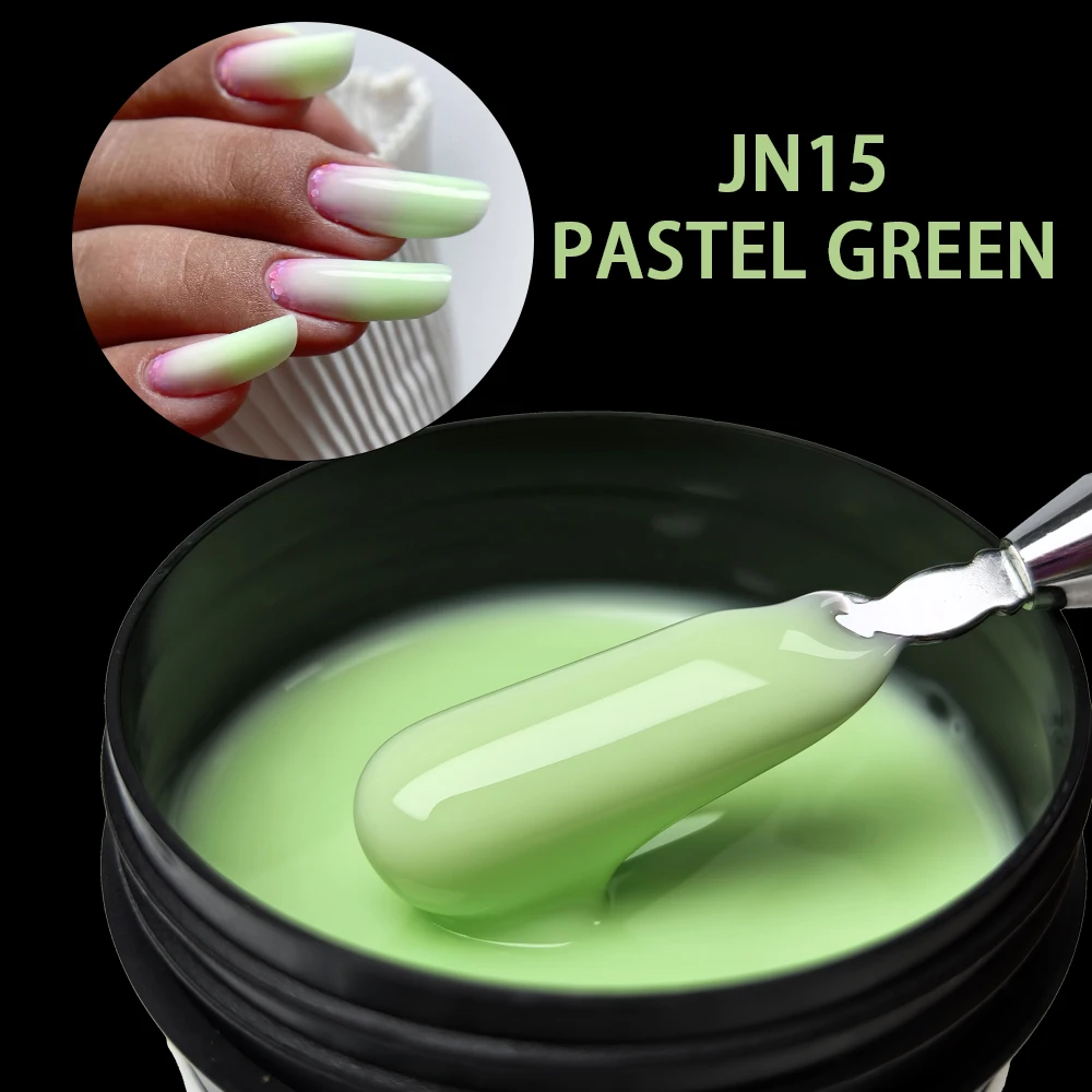Jillnails Macaron Gel Builder Nagelgel 100g/50g LED UV Gel für Nagelverlängerung Gel-Aufbau 1 Stück/3 Stück/6 Stück/8 Stück Set