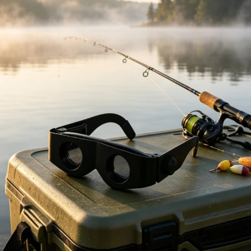 Fishing Glasses Magnifying Telescope For Seeing Float Distant Scenery Compatible With Myopia For Pond Angling Outdoor Use