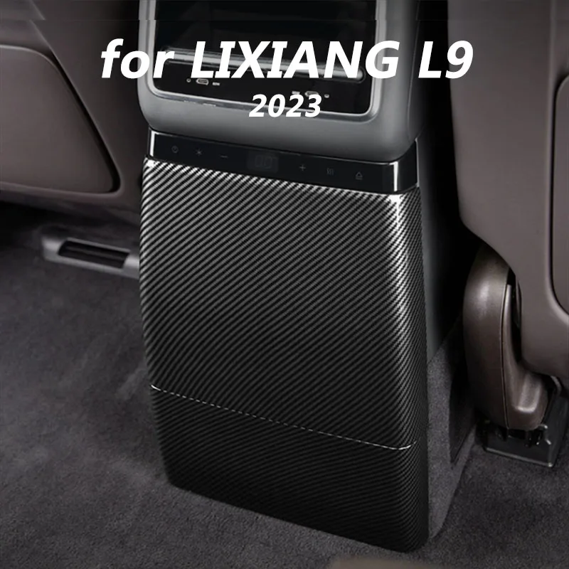 for LIXIANG L9 2023 Car interior decoration accessories, rear protective frame, ABS patch 2pcs