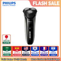 Philips S3208 Electric Shaver New 3000 Series Original Fast Charging Full Beard Trimmer Washable Shears Intelligent Men's Razor