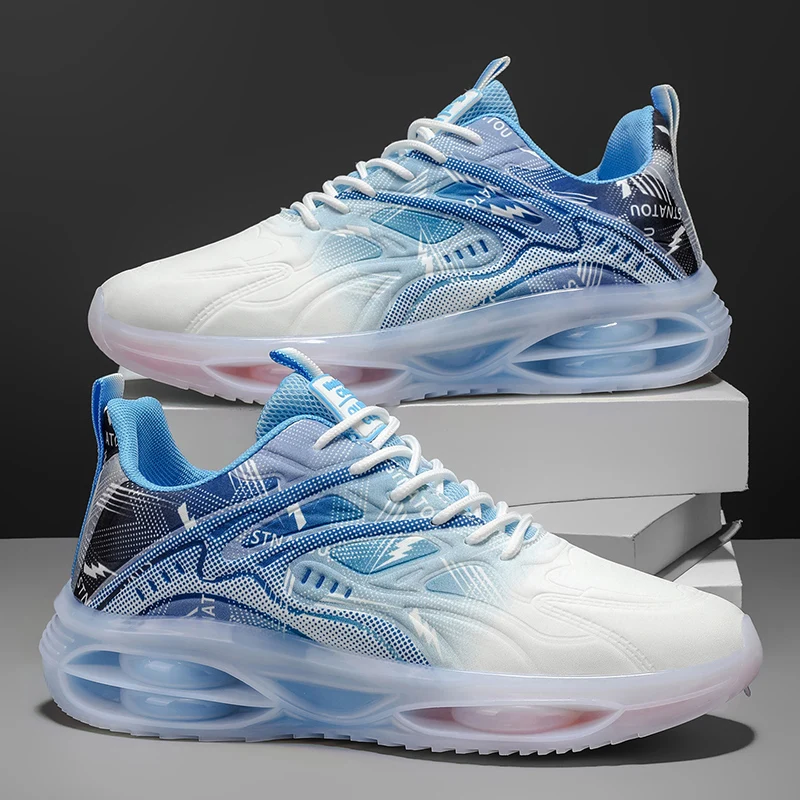 حذاء الجري MAEDEF للرجال خفيف الوزن وغير قابل للانزلاق، حذاء رياضي مريح للتمرين للرجال، حذاء مشي للتدريب، حذاء رياضي