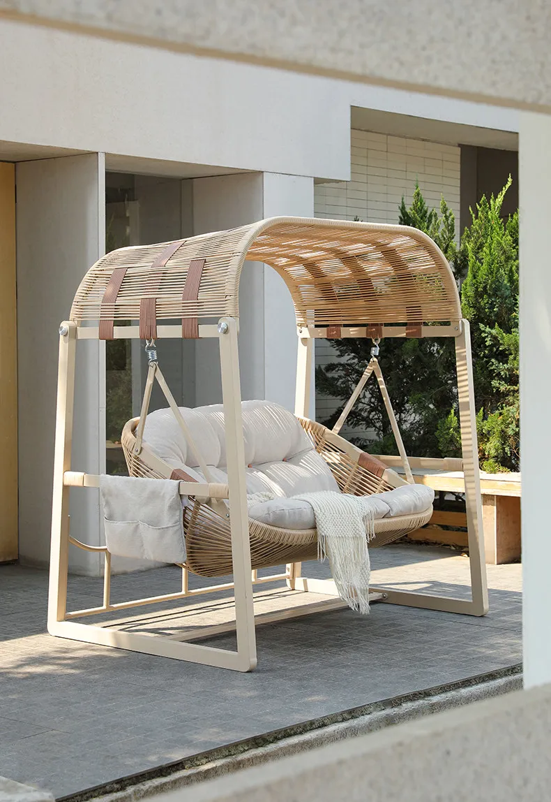 

Villa Double Internet celebrity Garden Hammock Balcony Hanging Chair Cradle Chair Outdoor Swing
