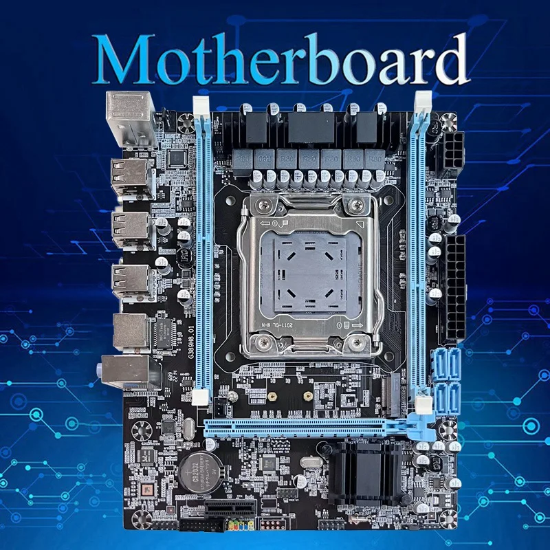 X79 Motherboard V389+Switch Cable M.2 NVME LGA2011 DDR3 Support E5 2630 2660 2650V2 CPU For CF LOL PUBG