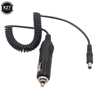 NEW 12V Spring Car Charger Cable 5.5x2.1mm DC Car Cigarette Lighter Universal Device Power Cord 1.5m