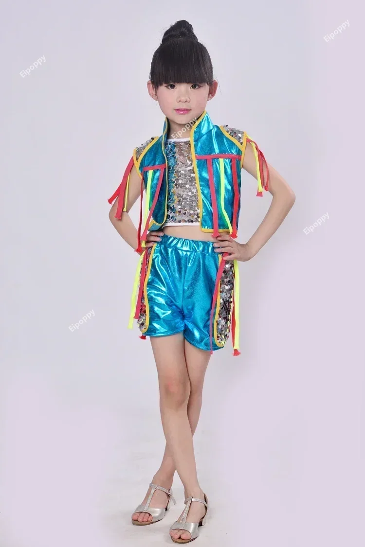 Kostuums Vrouwelijke Hiphop Jazz Dance Performance Kleding Meisjes Danskleding Podiumoutfit