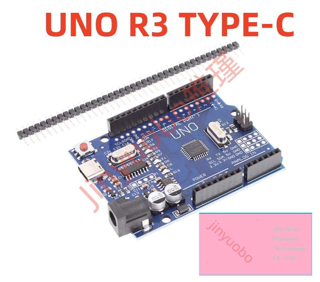 （1-10piece） UNO R3 Official (CH340G) MEGA328P Chip for Arduino UNO R3 + USB/TYPE-C CABLE ATMEGA328P-AU Development Board 16Mhz