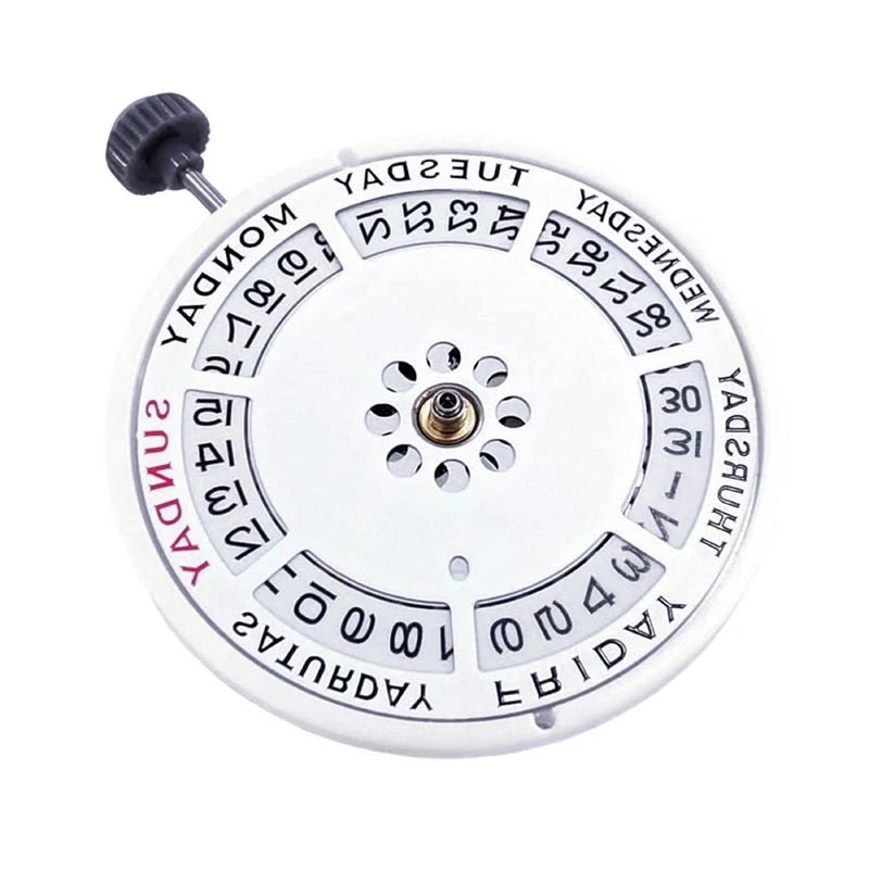 A67M-8285 Automatic Mechanical Movement Watch Mechanism Day Date With Week Indicator At 12:00/Date At 3:00 O' Clock 21 Jewels