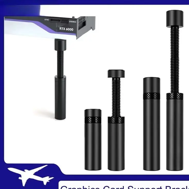 Magnetic GPU Support Bracket, Adjustable Rotating Telescopic Graphics Card Holder, Anti Sag Stand for PC Gaming Computer Case