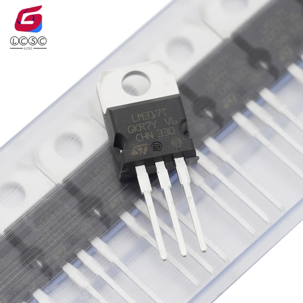 10Pieces/Lot Original LM317T 1.5A Three-Terminal Linear Regulator 1.2 V-37V Adjustable LOD Thick Heat Sink TO-220 LM317T-DG