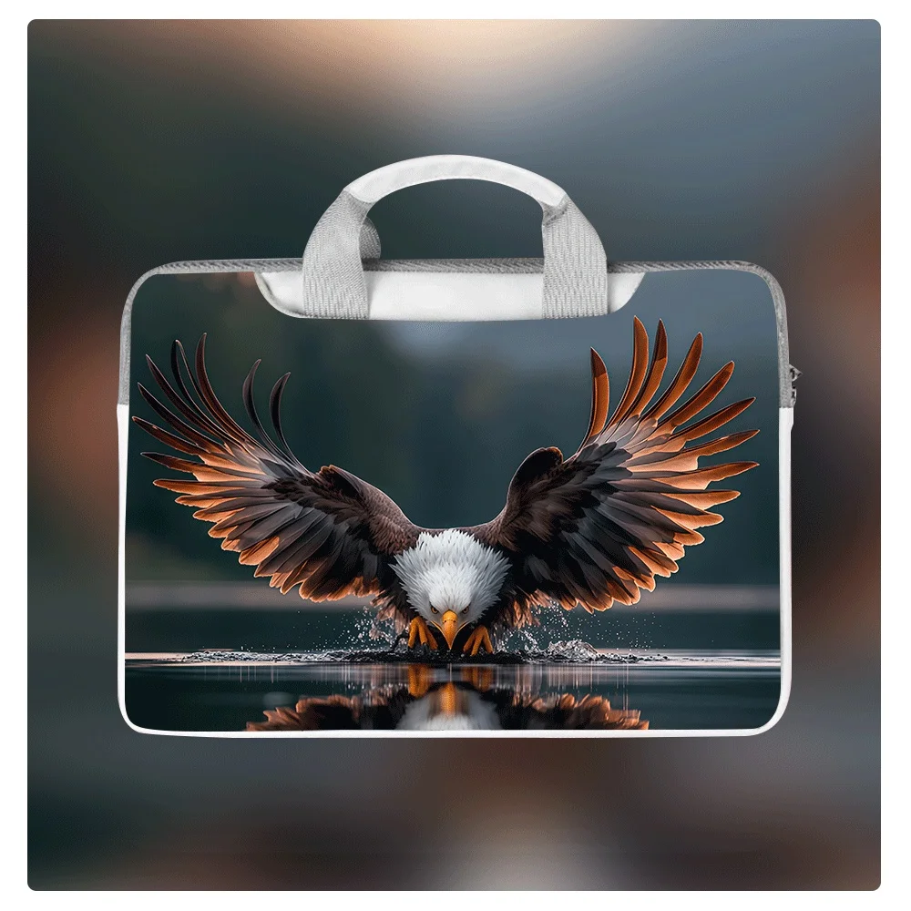 

Сумка для ноутбука Eagle 12, 14, 15, 16 дюймов, водонепроницаемая и ударопрочная, из полиуретана, портативная сумка-мессенджер, деловой офисный портфель, подарок для студента