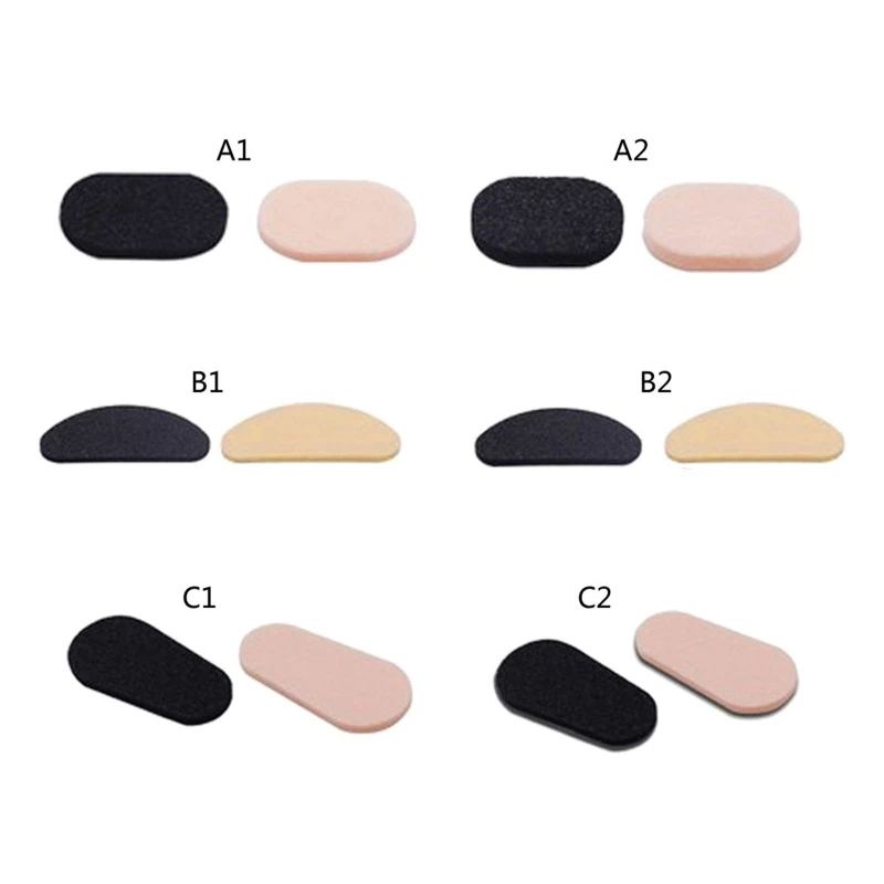 40Pcs 안경 Nosepads 자체 접착 미끄럼 방지 코 패드 드롭 모양의 코 패드