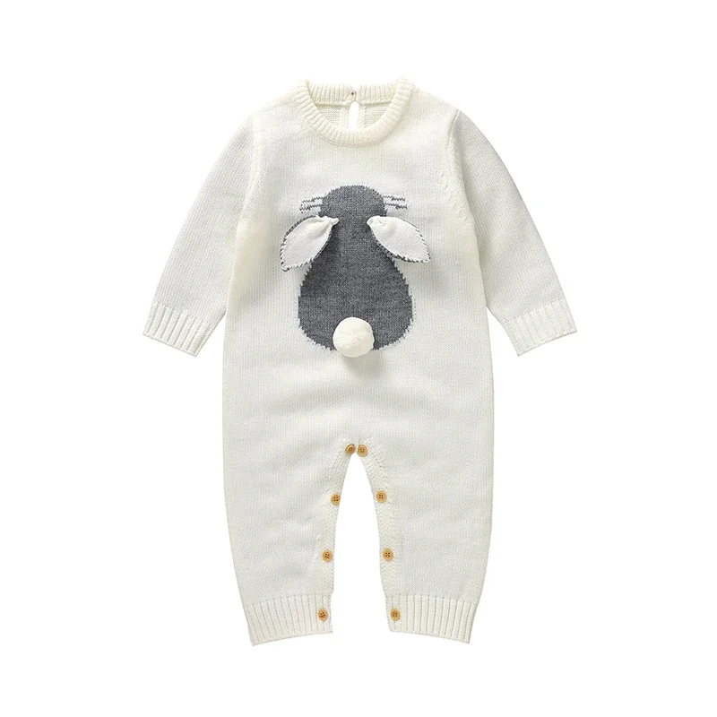 Boys Girls Easter Rabbit Jumpsuits Outfits One Piece Toddler Netural Outfits Clothing Newborn Baby Rompers Long Sleeves Infantil