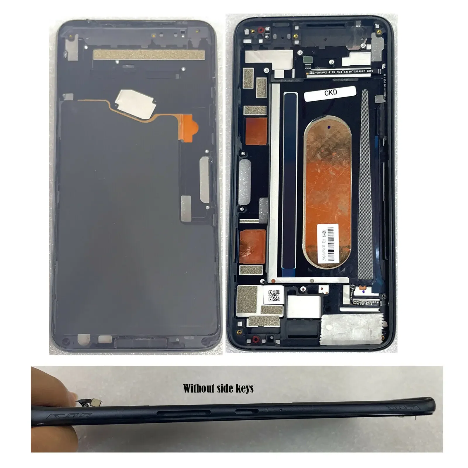 For Asus ROG Phone 3 ZS661KS ZS661KL I003DD Housing Front Middle Screen Frame