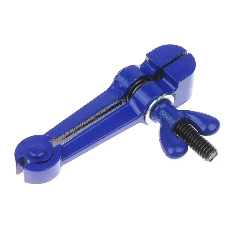 Adjustable Handheld Pipe Vise Ergonomic Design Clamp Corrosion Resistant Plumbing Tool for Home Renovation Workshop Repair Use