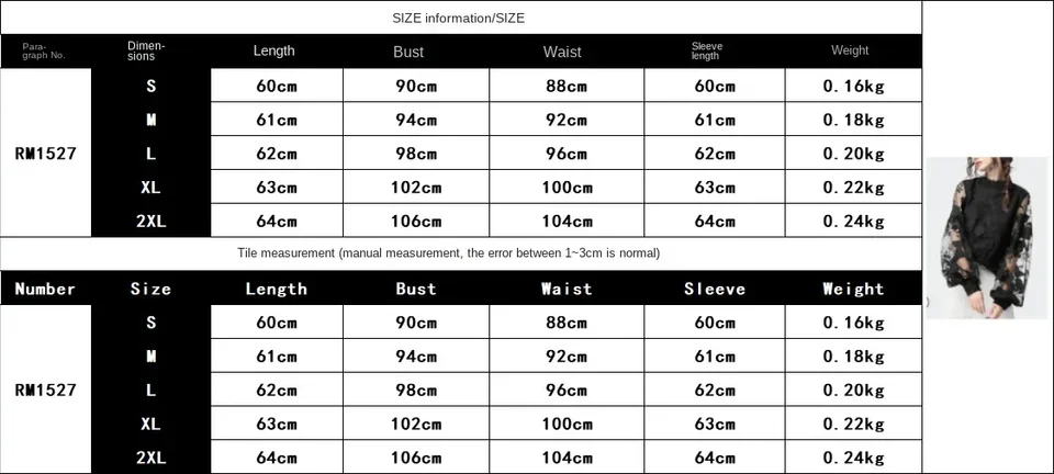 2025Nueva ropa de mujer, camiseta de Color sólido con cuello redondo transparente y manga abombada de encaje